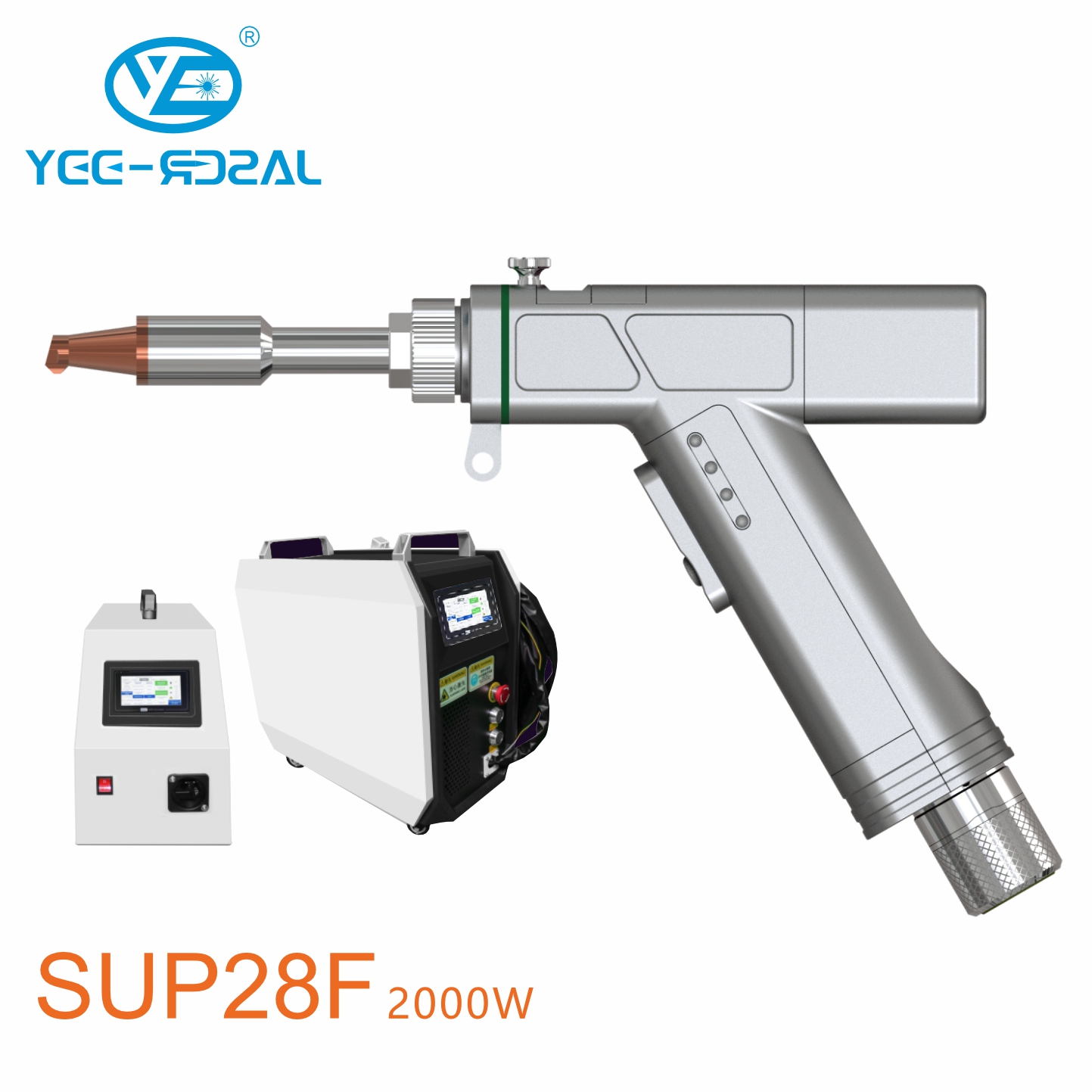 Industrial Laser Welding Gun - NOVO SUP28T 2000W, Cabeça de Soldagem