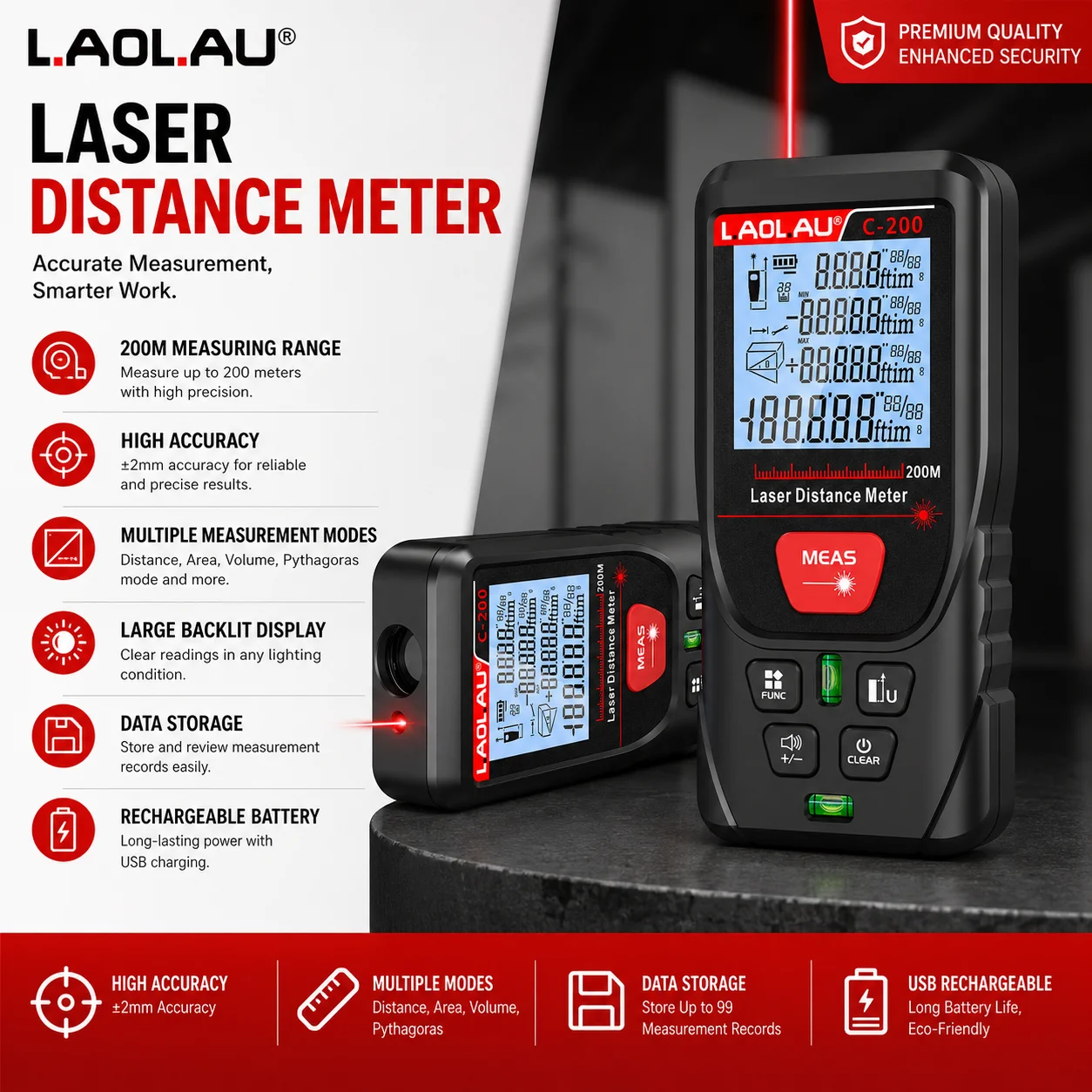 Medidor de Distância a Laser D - Industrial Laser Rangefinder avaliação e preço