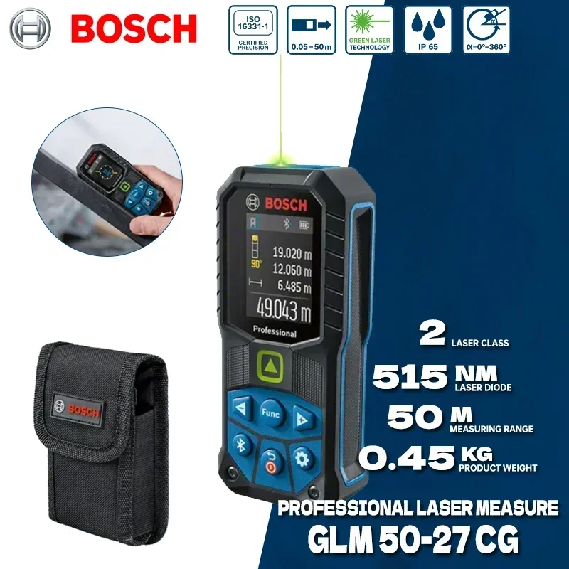 BOSCH GLM 50-27 CG Medidor de  - Industrial Laser Rangefinder avaliação e preço